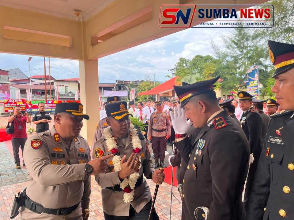 AKBP Ferry Mulyana Sunarya Serahkan Tongkat Komando, AKBP Alfian Tri Permadi Resmi Jabat Kapolres Nias Selatan