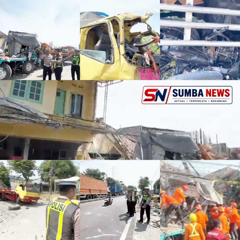 Laka Maut Beruntun di Gempol Pasuruan, 4 Tewas dan 5 Luka, Polisi Duga Sopir Truk Lalai